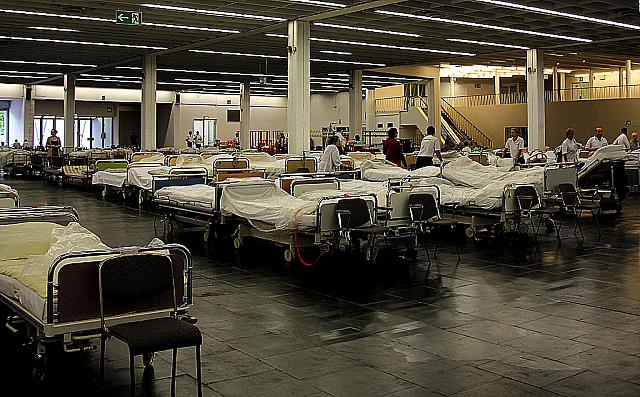 Krankenbettenlager
