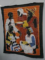 Batik der drei Könige bei der hl. Familie, Burkina Faso