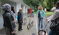 Fahrradkurs für geflüchtete Frauen in der Jugendverkehrsschule Köln-Nippes